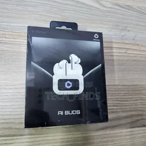 Infinix Ai Buds, Ip67 Water Resistant, Adjustable Ear-Hooks