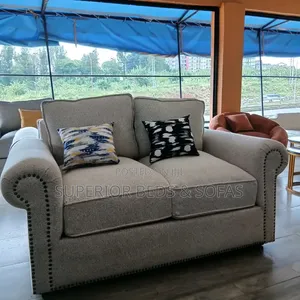 Classic Grey 2-Seater Sofa