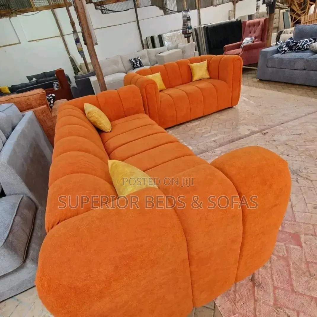 Orange Bubble 3 Seater Sofa - Payment on Delivery