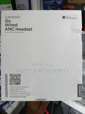 Lenovo Go Wired Anc Headset (Thunder Black)