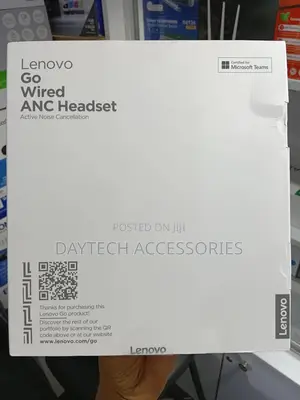 Lenovo Go Wired Anc Headset (Thunder Black)