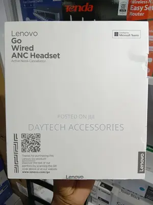 Lenovo Go Wired Active Noise Cancelling Usb C Headset