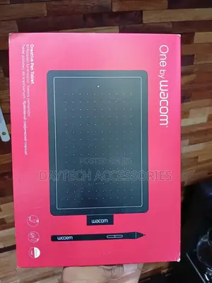 One by Wacom Digital Graphic Drawing Tablet Pad, Small - Black/Red
