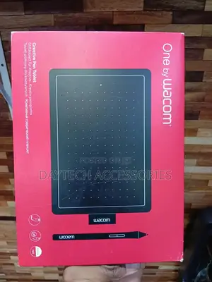 One by Wacom Digital Graphic Drawing Tablet Pad, Small - Black/Red