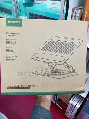 Ugreen 360° Adjustable Laptop Stand Foldable - Rotating Computer Riser