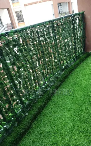 Leafy Green Meshed Artificial Balcony Privacy Fence Rolls