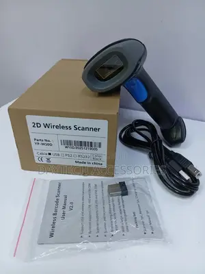 Wireless 2d Barcode Qr Code Scanner With Usb Receiver