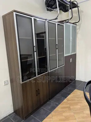 2-Door Wooden Office Cabinet