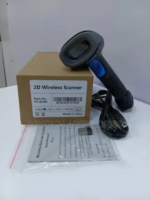 2d Qr Code Barcode Scanners Wireless+Usb Wired Scanning