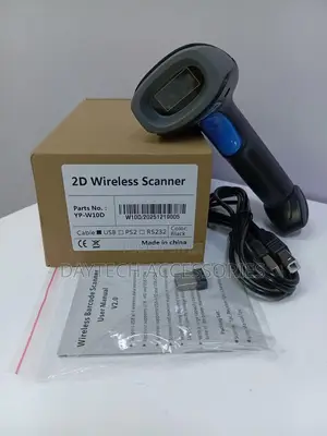 2d Qr Code Barcode Scanners Wireless+Usb Wired Scanning