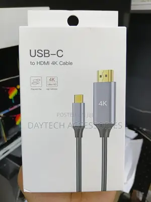 Usb-C to Hdmi 2.0 Male-Male Cable () - 60hz - Black Cable