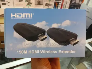 Wireless Video Hdmi Transmitter and Receiver 150m - Black
