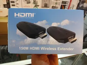 Wireless Video Hdmi Transmitter and Receiver 150m - Black