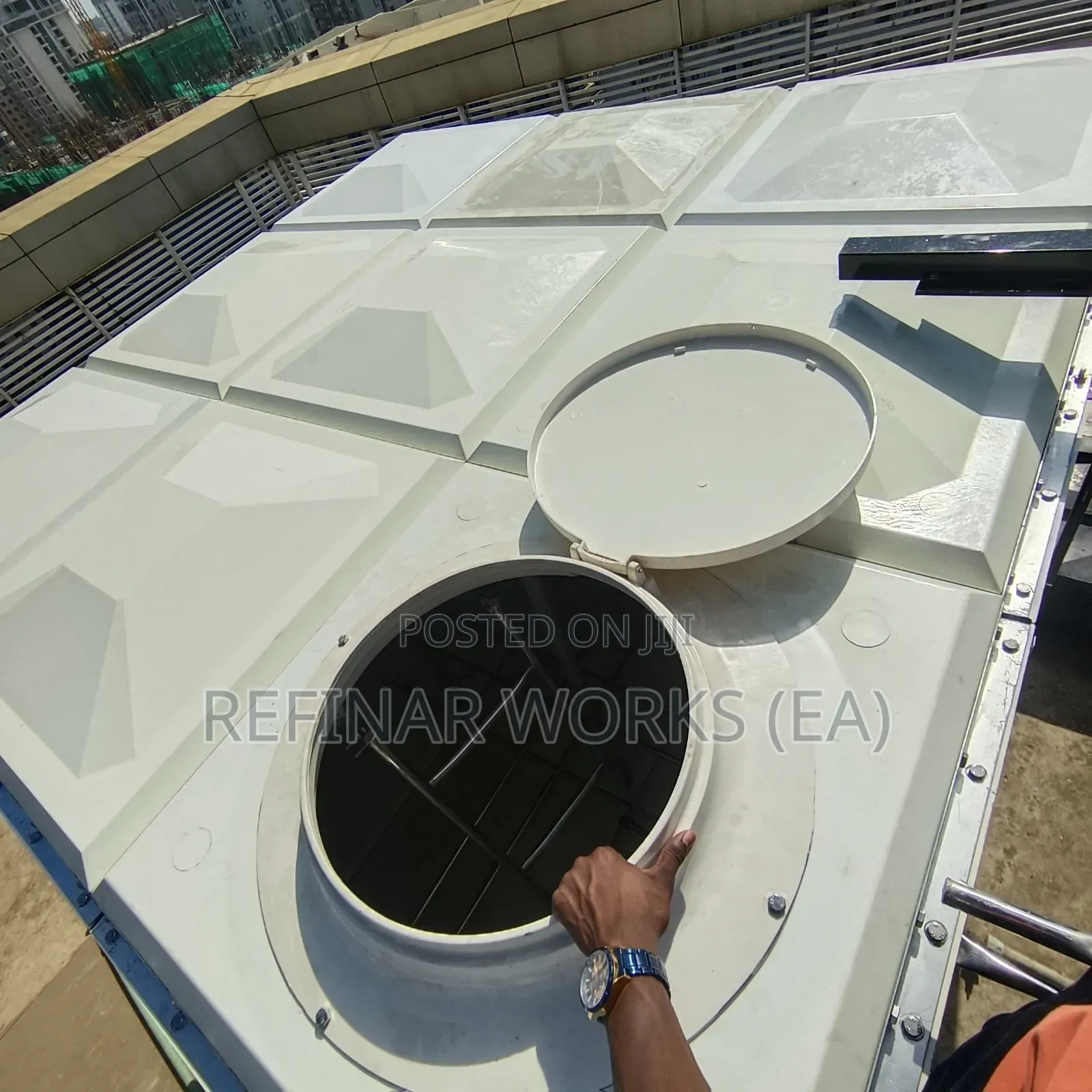 Elevated GRP Water Tank Solutions | Tanks + Steel Tower Systems