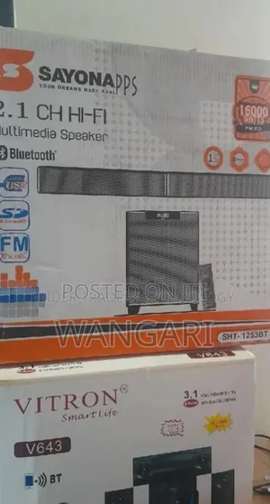 With Original 16000 Watts Sayona Sound Bar