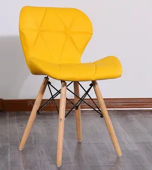 Home Chair; Modern Pu Leather Chair With Wooden Frame