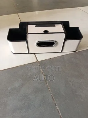 Car Seat Organizer With Tissue Holder Storage Compartments