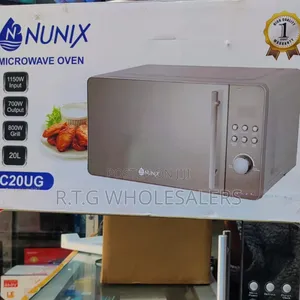 Nunix 20l Glass Door Microwave Oven With Grill Function
