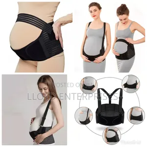 Pregnancy Support Belt-black