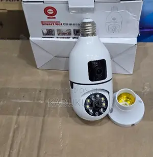 Dual Lens Screen 1080p Hd Hot Wifi Bulb Camera