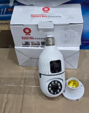 Wireless Dual Lens Wifi Indoor Smart Bulb Camera