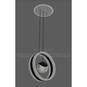 Modern Led Single Drop Fancy Ring Chandelier Pendant Light
