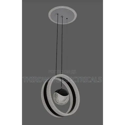 Modern Led Single Drop Fancy Ring Chandelier Pendant Light