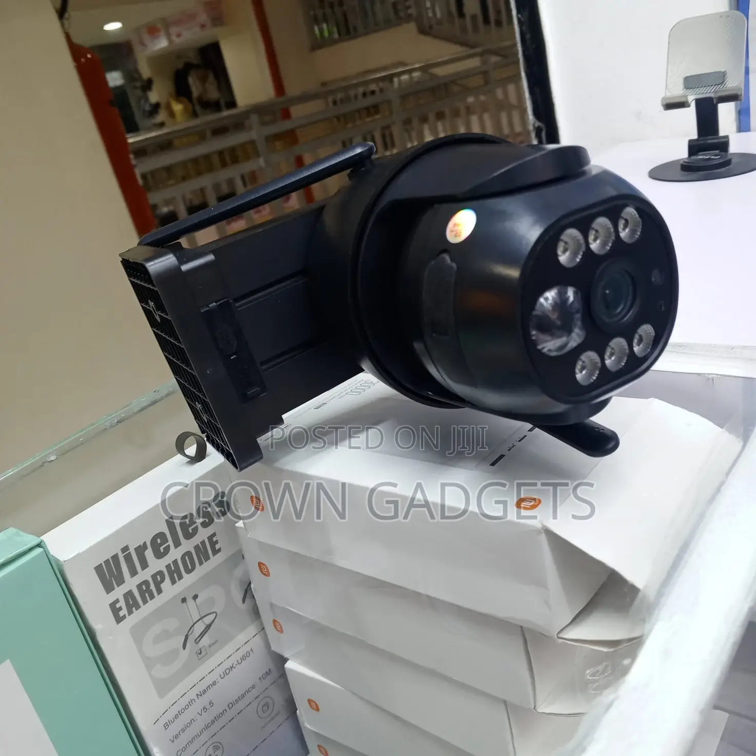 Intelligent Solar CCTV Camera Motion Alert Night Vision