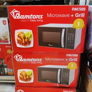 Ramtons 23l Rm589 Microwave With Grill (Silver)
