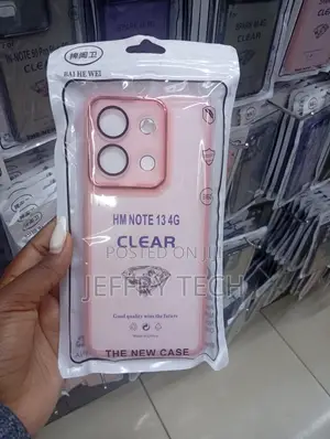 Clear Silicone Case for the Xiaomi Redmi Note 13 4g