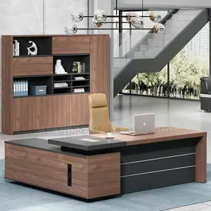 160cm Executive L-Shaped Imported Office Table