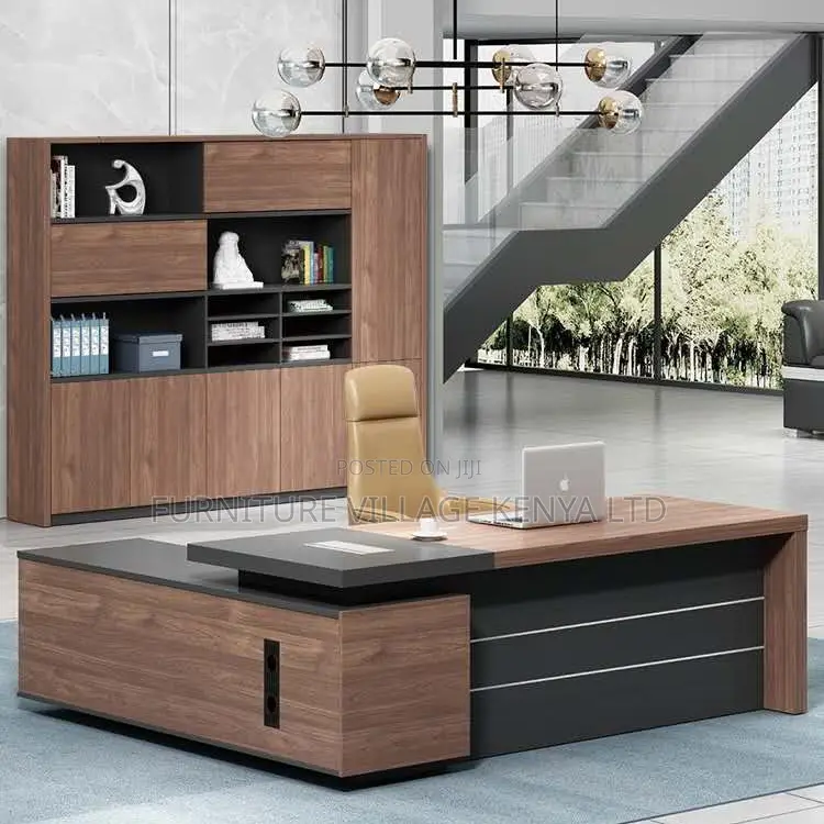 160cm Executive L-Shaped Imported Office Table