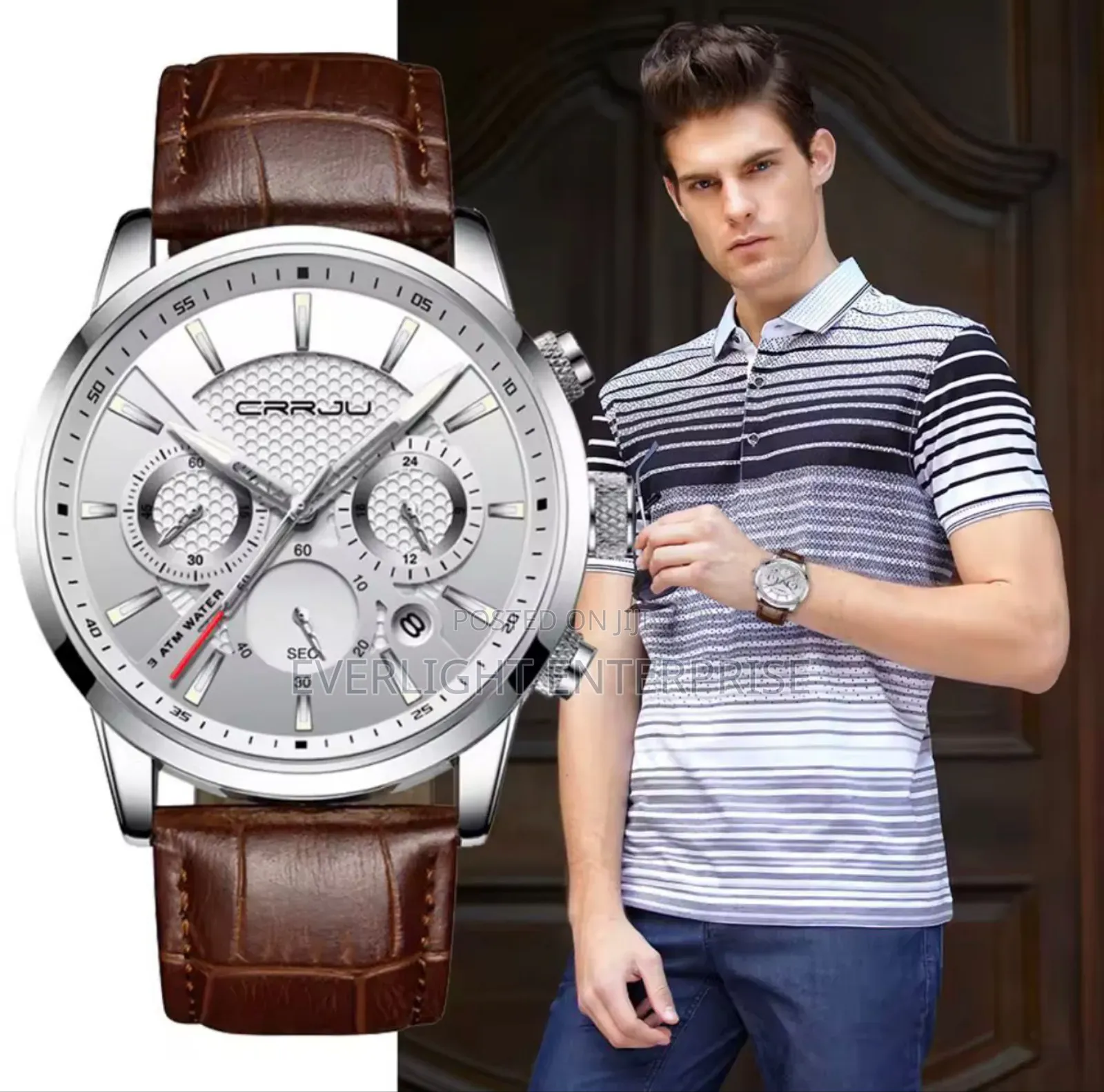 Crrju Chronograph Men Watch