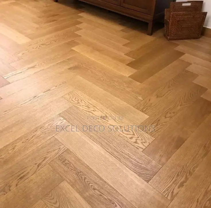Luxury Herringbone SPC Flooring – Waterproof Elegant Finish