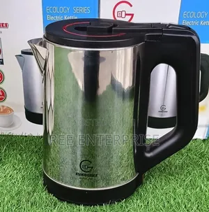 Electric Kettle 2 Litres Eurochef 3 Pin Plug Stainless Steel Kettle
