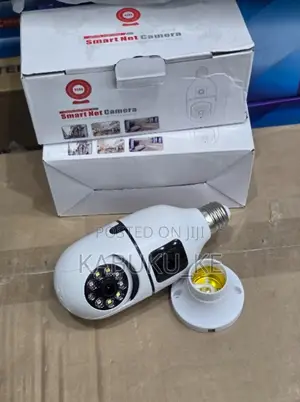 Dual Lens Bulb PTZ Smart Net Wireless Camera
