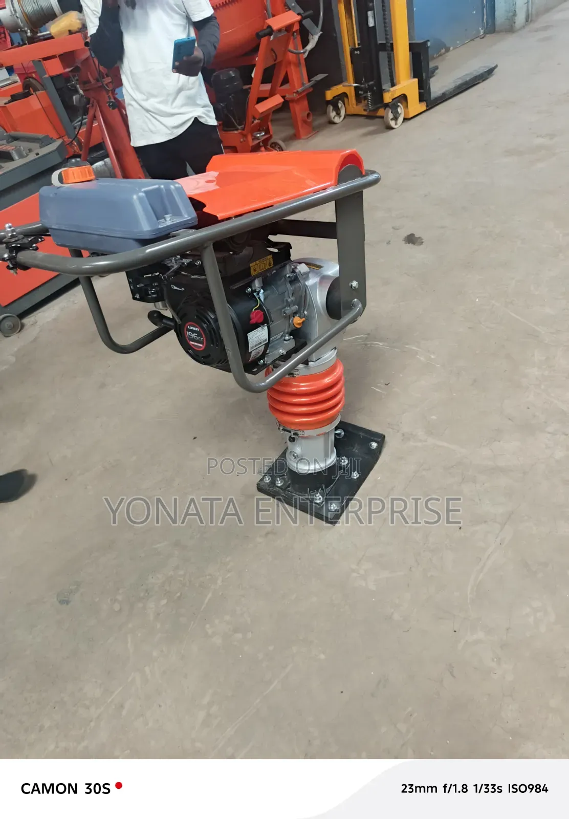 Tamping Rammer Compactor (6.5hp 196cc)
