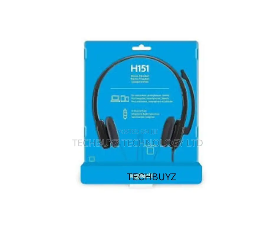 Logitech H151 Stereo Headset - Black (3.5mm Jack)