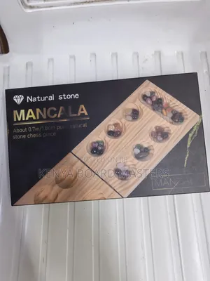 Natural Stone Mancala Board Game '