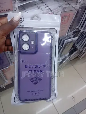Clear Protective Phone Case for the Infinix Smart 10 or Pop 10