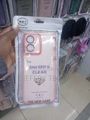 Clear Silicone Case for Infinix Smart 10 and Tecno Pop 10