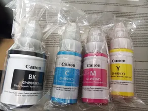 Canon Gl-490 Set of 4 Refill Ink(Black, Cyan, Yellow Magenta)