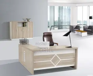 Office Desk : 1600cm Executive L-Shaped Office Desk