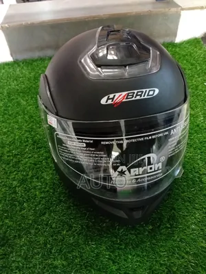 Hybrid Full Face Motorcycle Helmet With Clear Visor