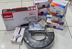 4 CCTV Dahua Smart Hybrid Cameras Full Color With Audio