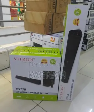 Elite Black Vitron Soundbar V51sb. New Ins