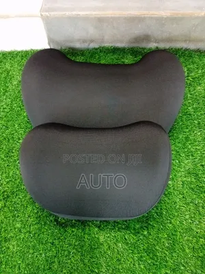 Memory Foam Car Cushion Set – Neck Lumbar Support Pillows