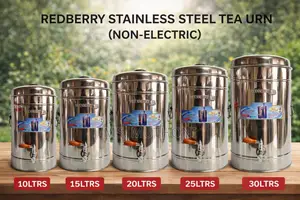 Redberry Stainless Steel Tea Urn (10/15/20/25/30)