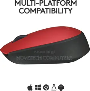 Logitech M171 Wireless Mouse 2.5ghz With Usb Mini Receiver - Red