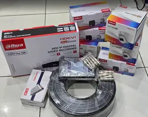 4 Channel Dahua Smart Hybrid Colored CCTV Camera With Audio